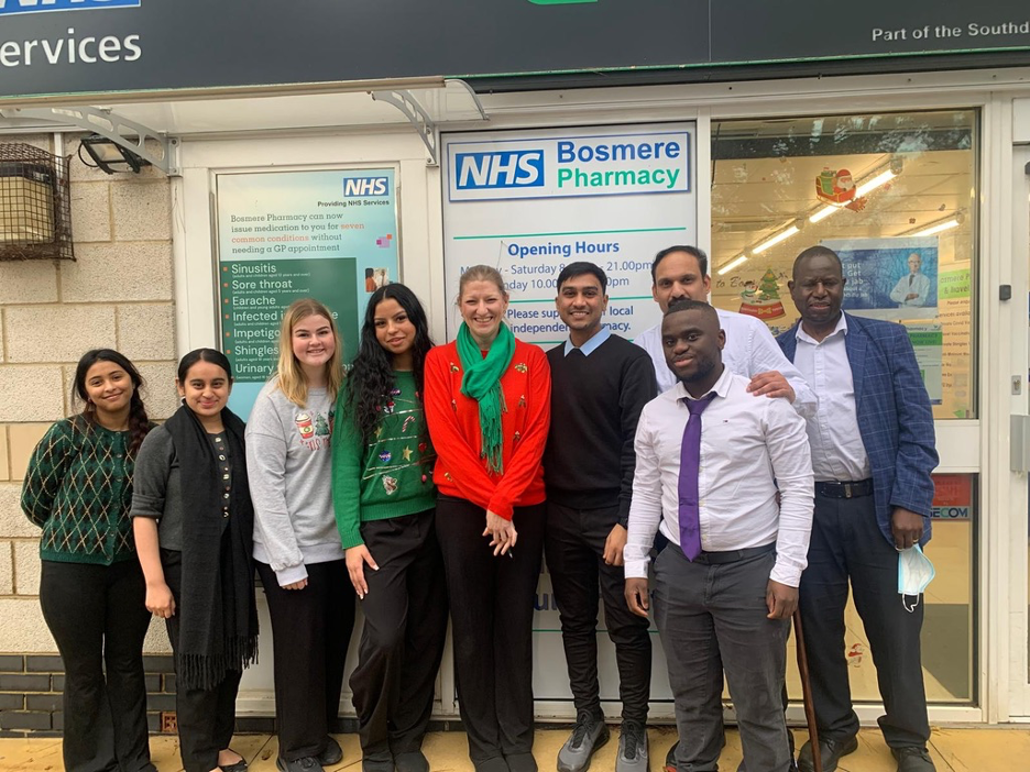 The team at Bosmere Pharmacy, Havant