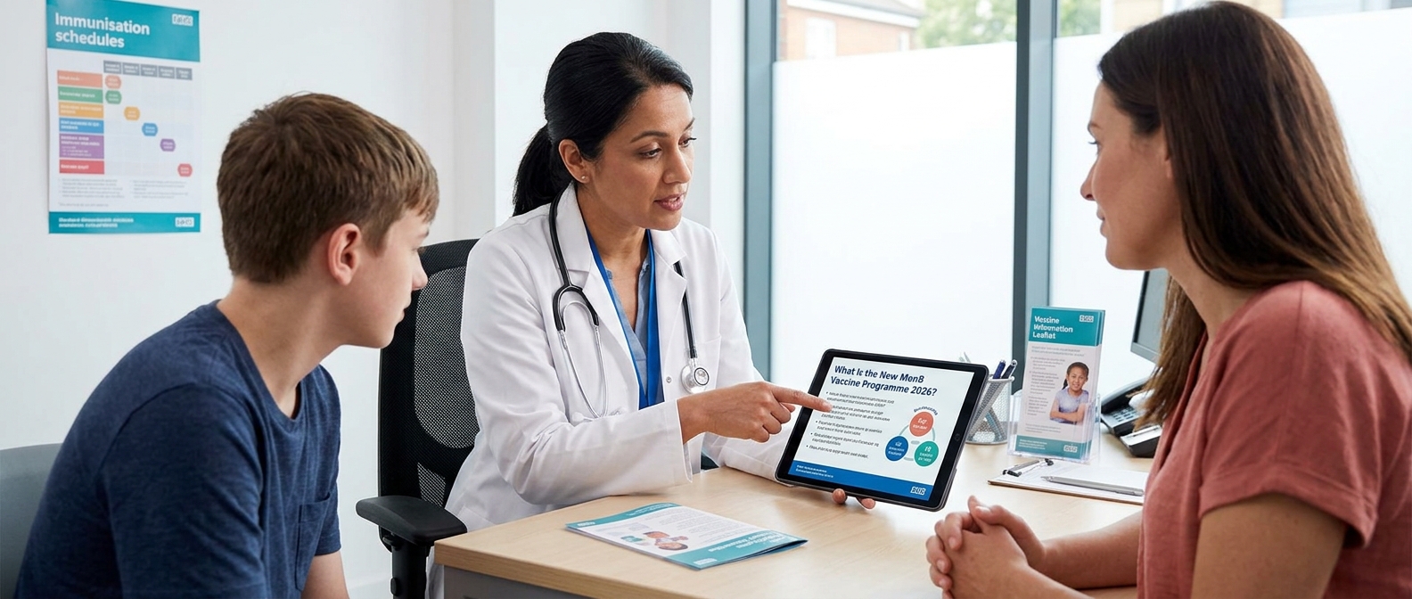 ai_6a572a71f05e92.65538648 doctor with New MenB Vaccine Programme