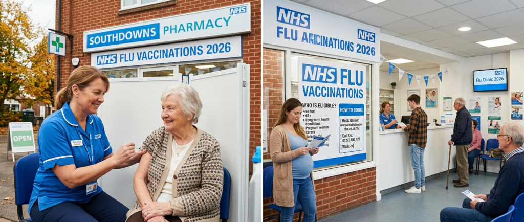 NHS Flu Vaccinations 2026 at Southdowns Pharmacy: Who Is Eligible and How to Book