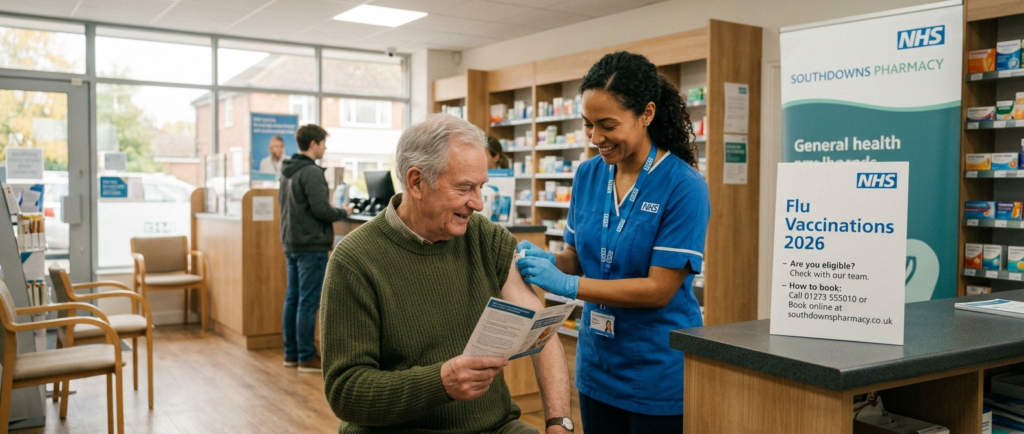 NHS Flu Vaccinations 2026 at Southdowns Pharmacy: Who Is Eligible and How to Book