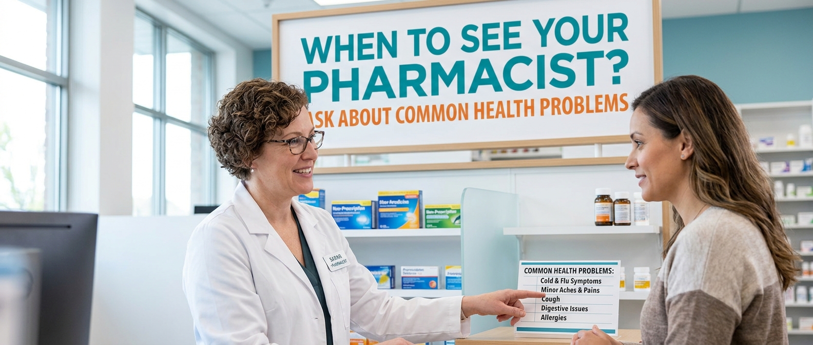 When Should You See a Pharmacist for Common Health Problems?