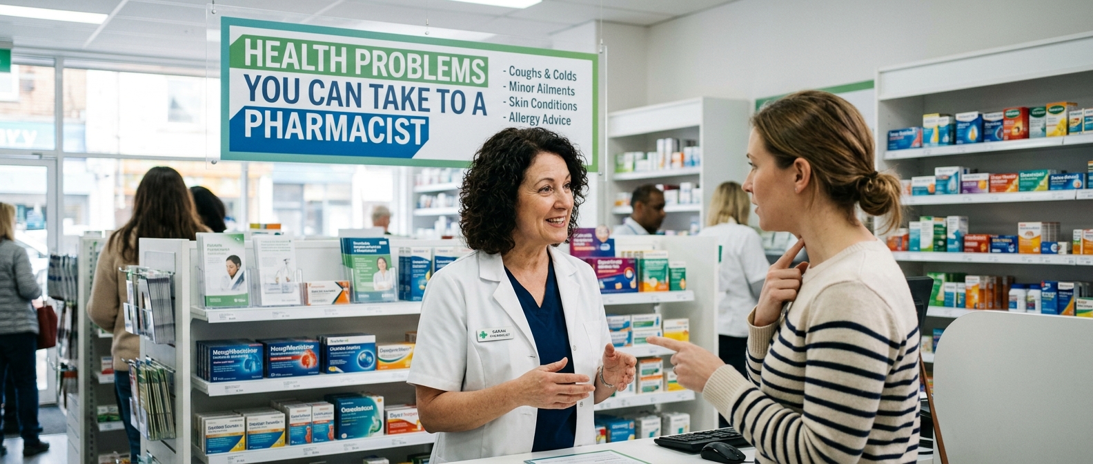 7 Health Problems You Can Take to a Pharmacist